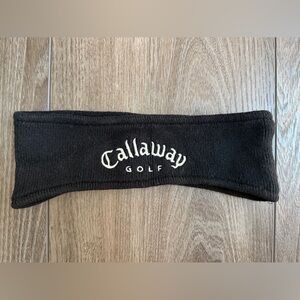 Callaway Golf Black Fleece-Lined Winter Headband